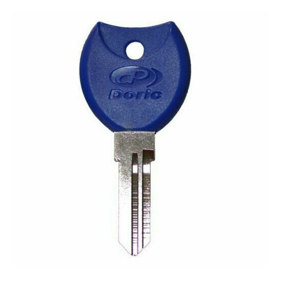 Original Doric DS603 Key Blank with Blue Plastic Head - LF27 Profile - FREE POST image {1}