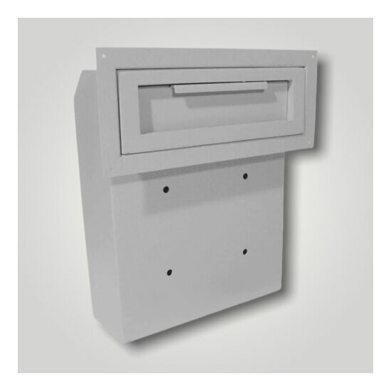 DuraBox Through-The-Door Locking Drop Box (D500) (Grey) image {1}