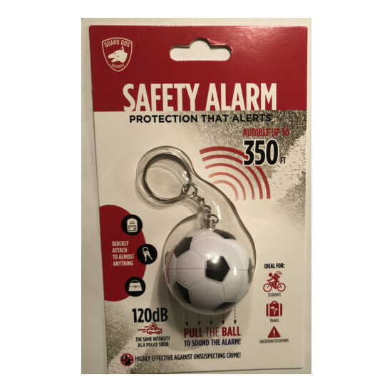 Sport Keychain Alarm Soccer Ball Safety Alarm image {2}