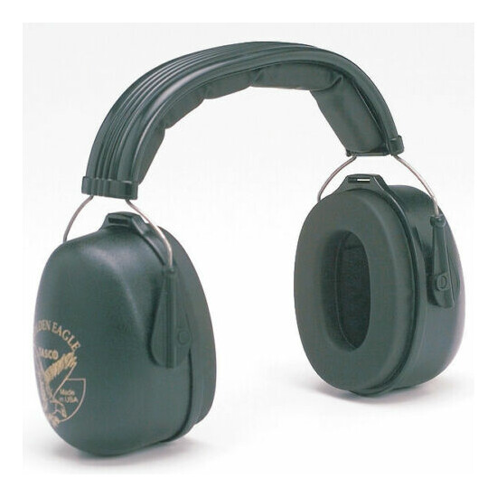 Tasco 2951 Hard Hat Mounted Ear Muffs, 26 Db, Golden Eagle, Black Thumb {2}