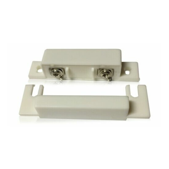 10 Door & Window Alarm Contact Switch Normally Closed, Surface Mount--White image {2}