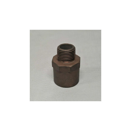 ~Discount HVAC~ CU-W1165 - Mueller Copper Male Adapter 1-1/8" X 1/2" OD WC-401 image {1}