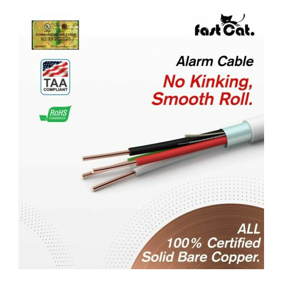 fast Cat. Alarm/Security Cable - Unshielded - UL & (CMR) Rated - 500ft image {4}