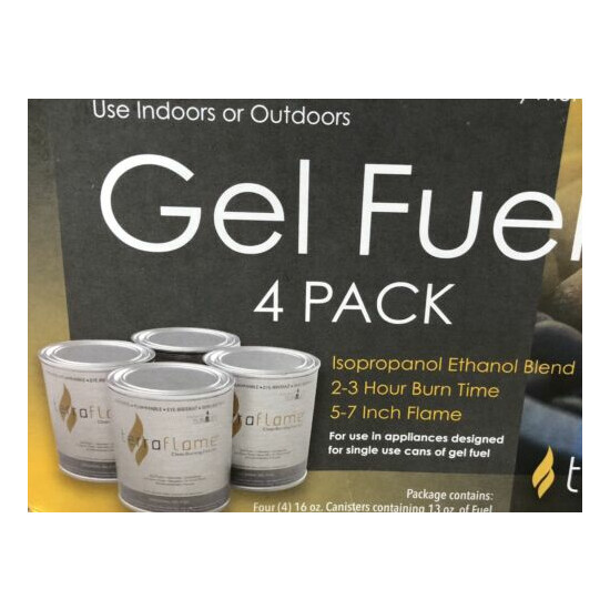 Terra Flame- Gel Fuel 4 Pack Brand New In the Box image {4}