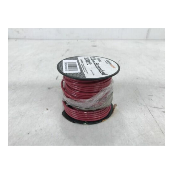Cerrowire 100 ft. 12/19 Red Stranded CU THHN Wire image {4}