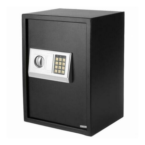 E50EA Home Business Security Keypad Lock Electronic Digital Steel Safe Black Box image {4}