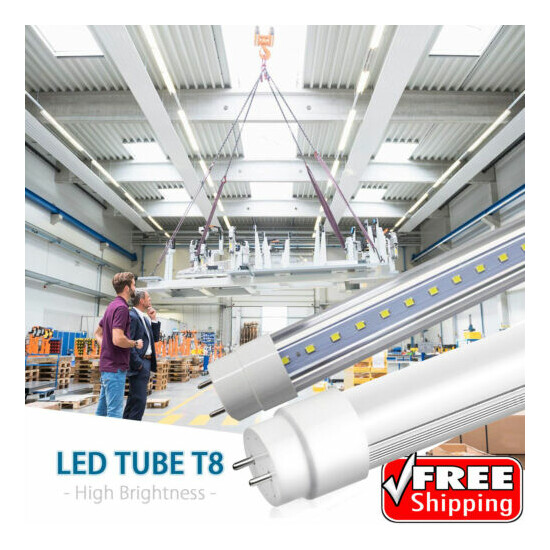 10-100 PACK LED G13 4FT 4 Foot T8 Tube Light Bulbs 18W 6500K CLEAR OR MILKY LENS Thumb {16}