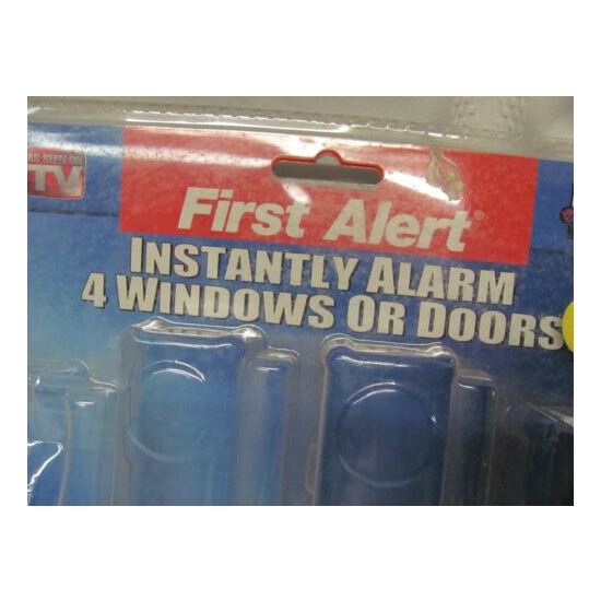 First Alert Alarm Set - Instantly Alarm 4 Windows or Doors - As Seen On TV image {4}