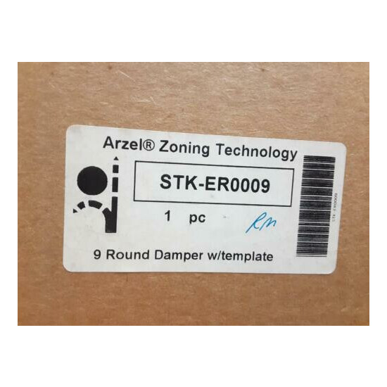 Arzel Zoning Technology STK-ER0009 9 Round Damper w/ Template EzySlide Damper image {7}
