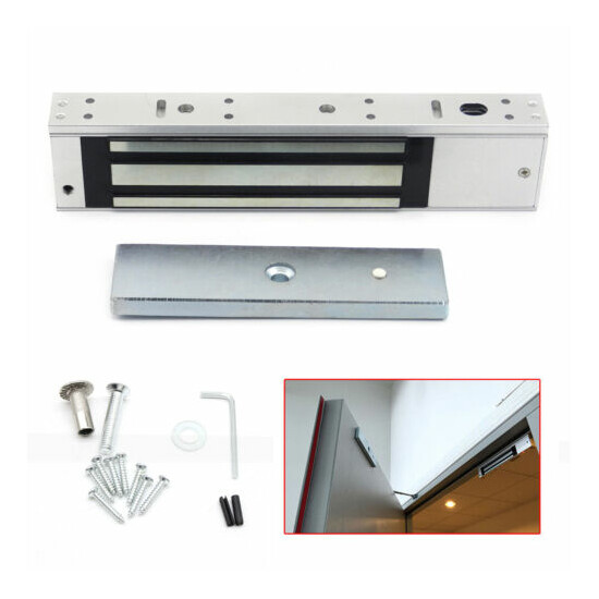 280KG 600lbs Access Control Magnetic Lock Holding Force Door Access System New image {1}