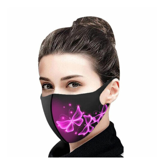 Adult Woman Washable Reusable Facemask cover protector breathable fashion 1 pcs image {2}
