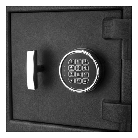 Barska Steel Digital Depository Safe Pin Code Drop Slot Security Box, AX12588 image {5}