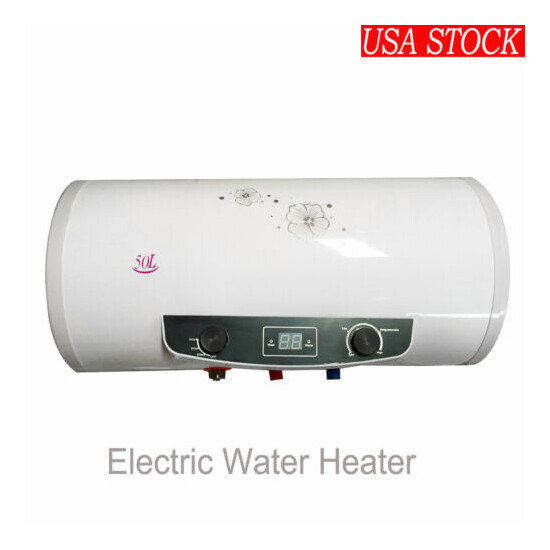 50L Instant Electric Tankless Hot Water Heater Tap Shower Kitchen Bathroom US image {1}