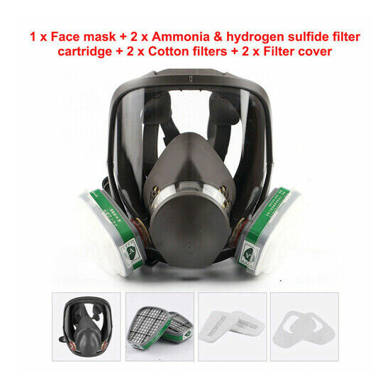 Full Face Cover Suit Painting Spraying Gas Cover for 6800 Facepiece Respirator image {11}