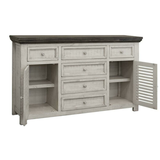 Crafters and Weavers Stonegate 6 Drawer Sideboard image {2}