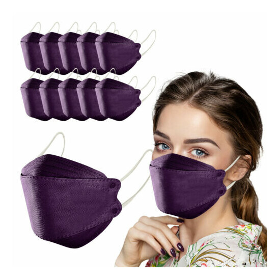 Adult Outdoor Mask Droplet And Haze Prevention Fish Non Woven Face Mask 5-100PC image {1}