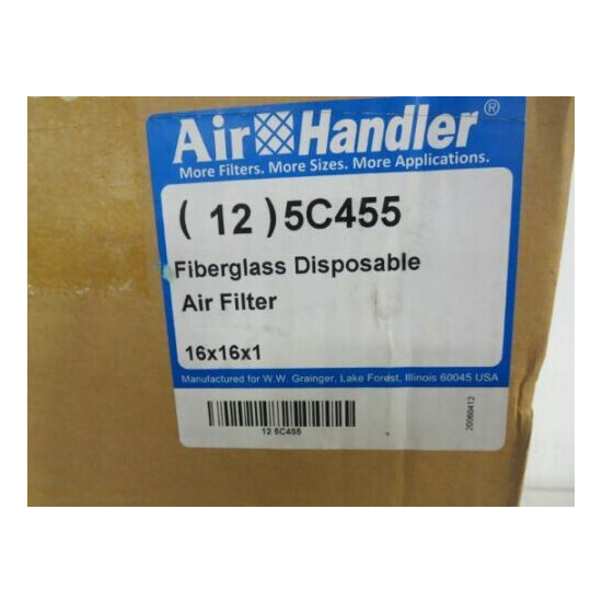 AIR HANDLER 5C455 MERV 5 FIBERGLASS AIR FILTER (LOT OF 12) image {2}
