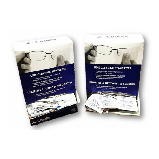 Lens & Screen Cleaning Towelettes Boxed by Leader image {3}