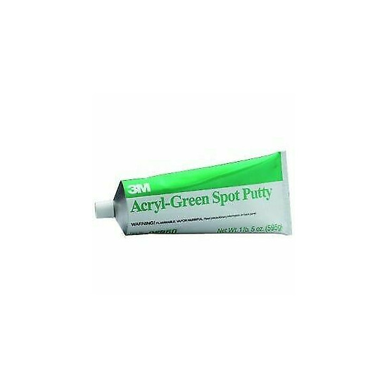 3M Acryl-Green Spot Putty Tube 14.5 Ounce/ 3M 5096, Brand New image {1}
