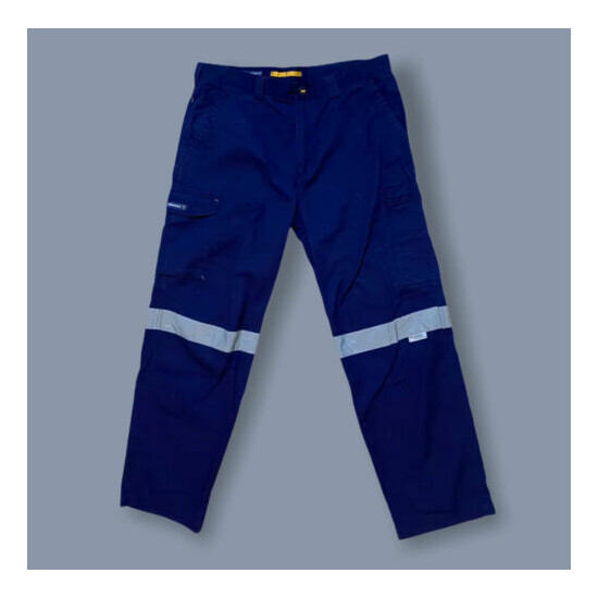 Men's Workhorse MPA004 Vented Cargo Cool taped trousers 97R 100% cotton navy  image {1}