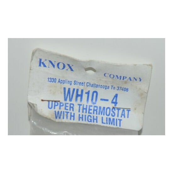 Knox Company WH104 Upper Thermostat with High Limit New in Package image {2}