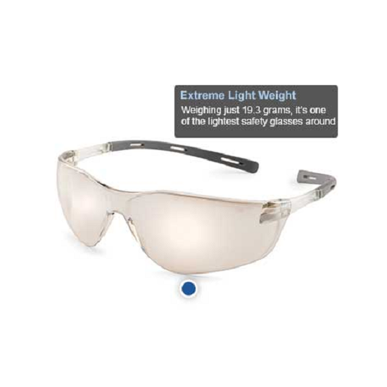 Ellipse Extreme Lightweight Safety Glasses with Soft Rubber Temples 1/Pair Thumb {3}