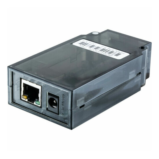 Ness 101-244 IP232 Ethernet to RS232 Serial Port Bridge Bi-Directional Black image {1}
