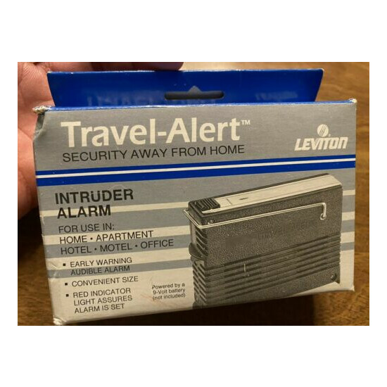 Vintage New NOS Leviton Travel Alert Security Intruder Burlager Alarm 1986 C16 image {2}