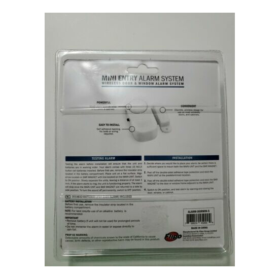 Mini Entry A Security Mini Entry Defender Wireless Door and Window Alarm 5 Pack image {2}