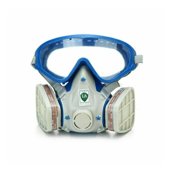 Full/Half Face Gas Mask Respirator Painting Spraying Safety Protection Facepiece image {5}