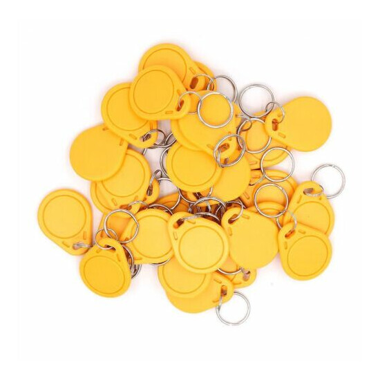 50PCS 13.56MHz IC Keyfobs Key tag for Access Control UID is Not Changeable image {3}