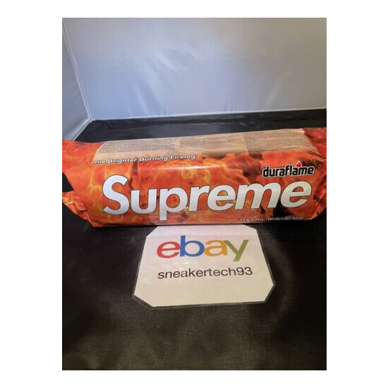 Supreme Duraflame Fire Log Single Log Sealed FW2021 IN HAND SHIPS NOW image {1}