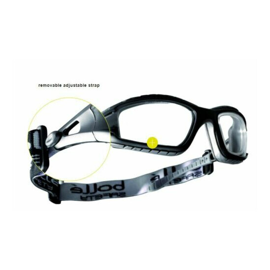 Bolle Tracker Anti-Fog CLEAR Glasses 40085-High Impact-Platinum-By Medicos Club image {2}