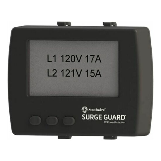 Technology Southwire Surge Guard Wireless LCD Display 40301 w/Mounting Bracket image {1}