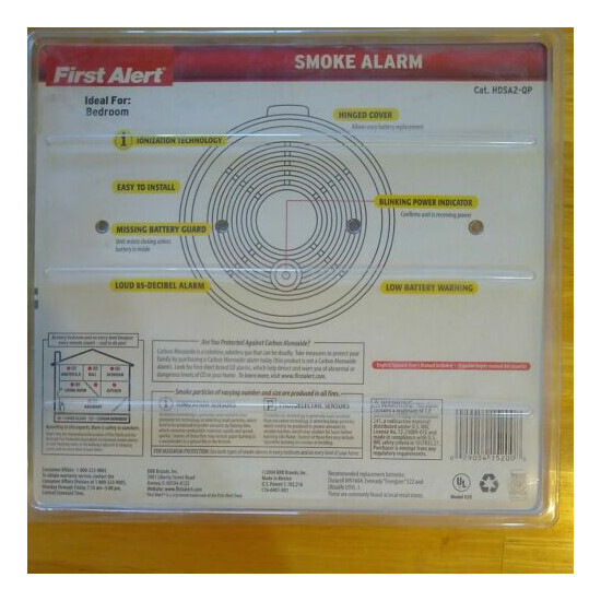 First Alert Smoke Alarm 2 Pack  image {3}
