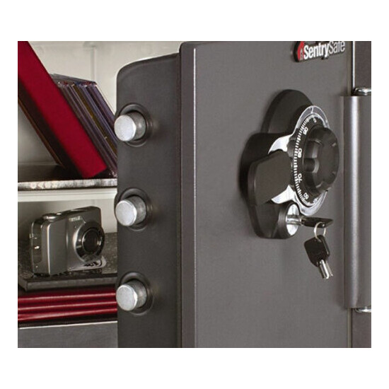 Dial Combination Security Safe Storage Box Big Bolt Lock Fire Water Resistant  image {3}