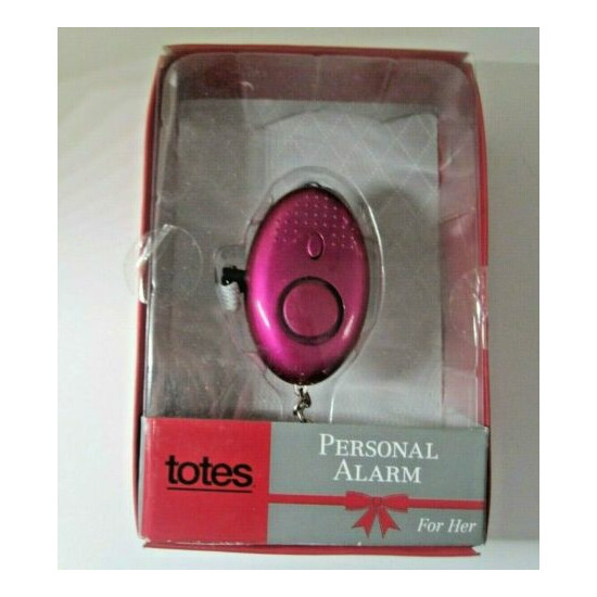 Safe Sound Personal Alarm Keychain With LED Light 140DB Emergency Women Defense image {2}