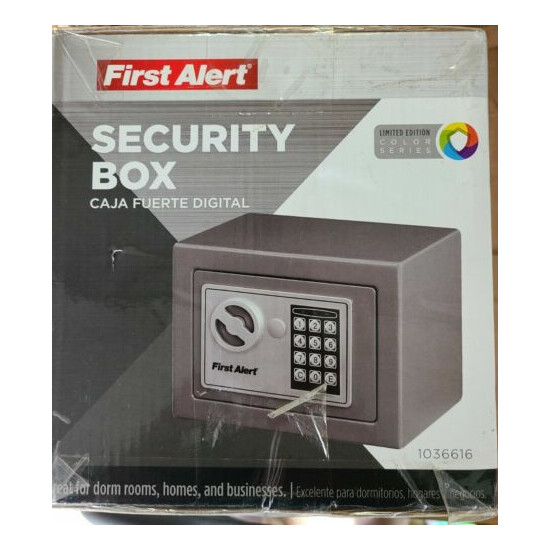 First Alert Digital Lock Security Box 1036617 BRAND NEW!!! image {2}