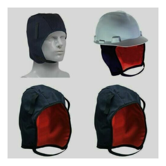 NEW Winter Hard Hat Safety Liner Quilted Cold Weather Cap Free Shipping Allsafe image {1}