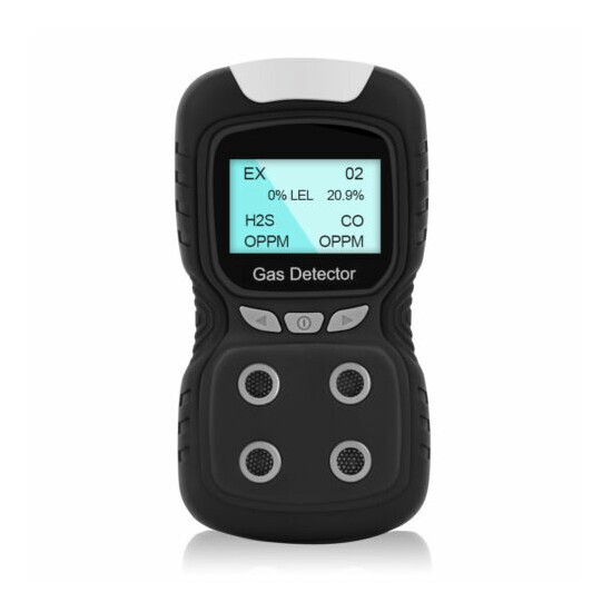 Rechargeable Gas Detector Gas Clip 4-Gas Monitor Meter Tester Analyzer Safe US image {2}