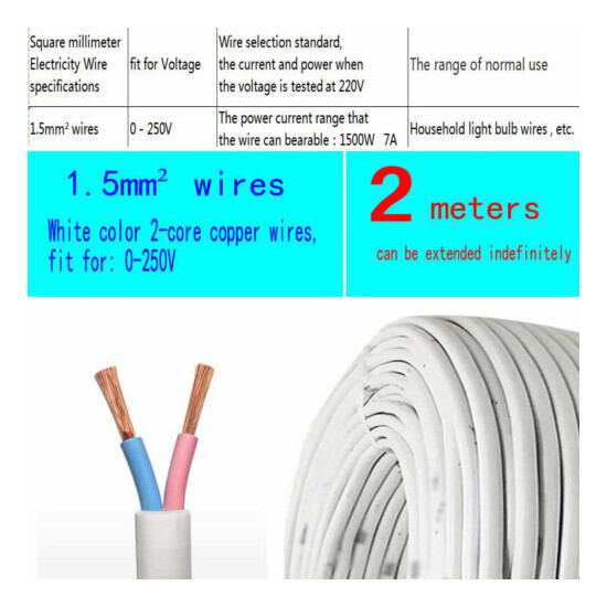 Outdoor Electric Wire 1 2 3 4cores 1.5/2.5 4/6 10-95mm² Home Wiring Cables Plugs image {4}