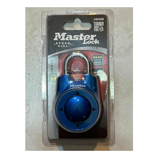 Master Lock Padlock Speed Dial Set Your Own Combination Home Security Safety NEW image {1}
