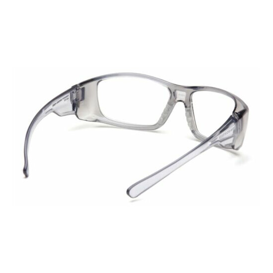 Pyramex Emerge Gray 1.5 Clear Full Lens Reader Reading Safety Glasses Z87+ image {4}