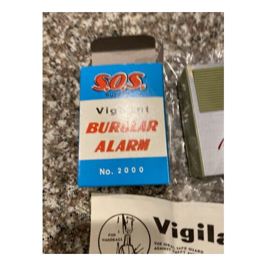 Vintage, Vigilant Burglar Alarm, Radar Brand No 2000, New Old Store Stock image {4}