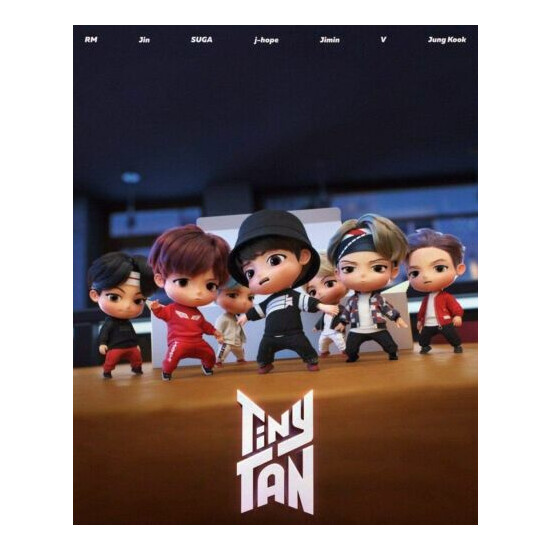 BTS Characters Tiny Tan Quintet Face Mask Cover Nano-Fiber Made in Korea image {4}