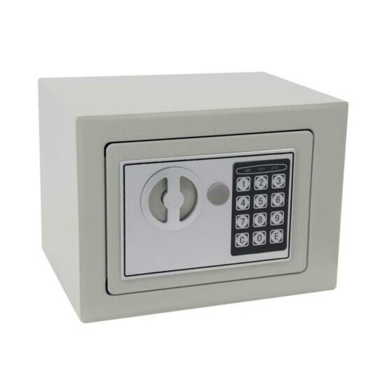 9" Digital Electric Home Office Security Keypad Lock Cash Gun Jewelry Safe Box image {2}