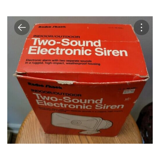 Two Sound Electric Siren image {3}