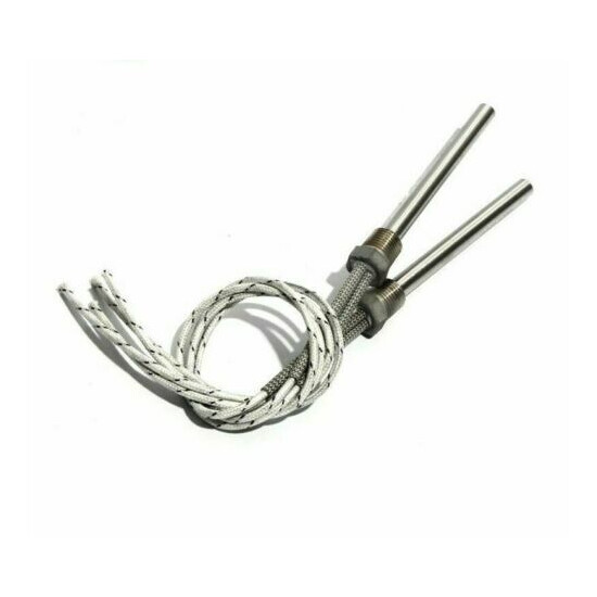 Thread Cartridge Heater Heating Element Stainless Steel Tube 15mm Dia Latest  image {2}