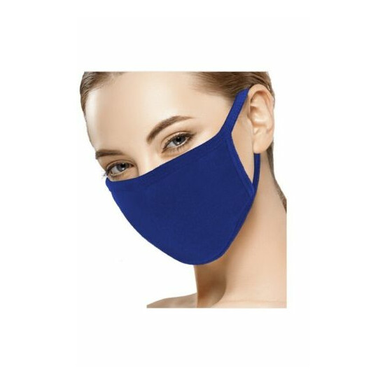Washable Cotton Face Mask Reusable Breathable Soft Mouth Cover Made in the USA Thumb {5}