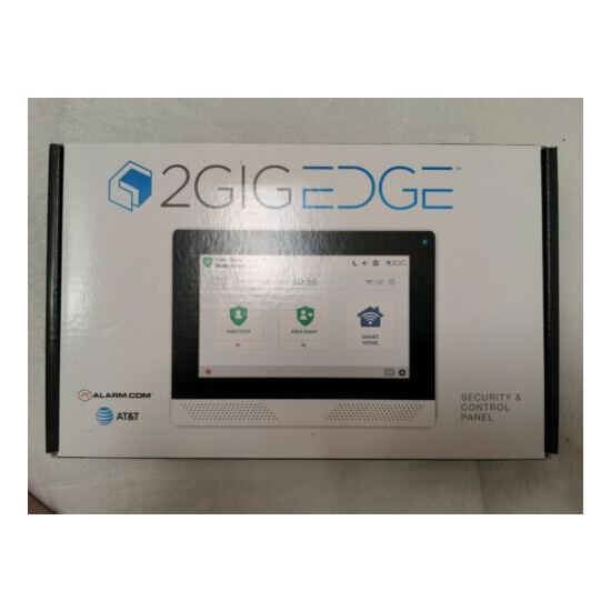 2Gig EDGE Security Alarm Panel & Automation AT&T Alarm.Com 2GIG-EDG-NA-VA. NIB image {1}